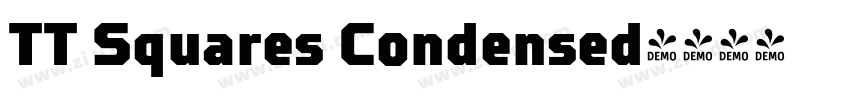 TT Squares Condensed字体转换